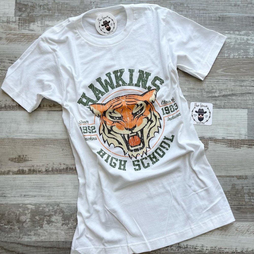 Hawkins High School Unisex T-Shirt Stranger Things